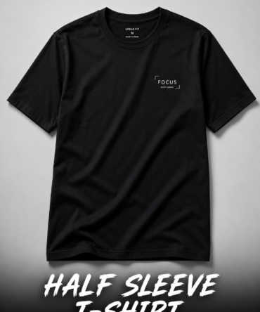 Half slevee t shirt