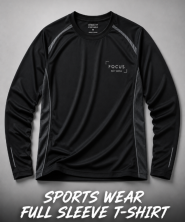 Sports wear full slvee t shirt