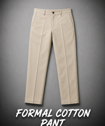 Formal cotton pant