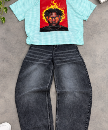 Boxy fit shirt Barel baggy combo
