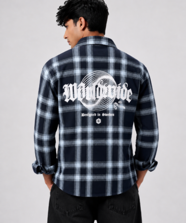 Printed baggy shirt